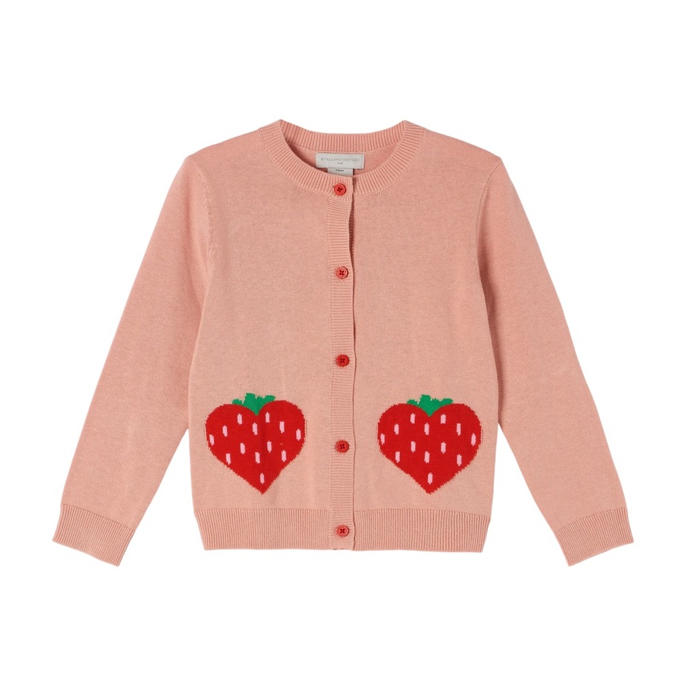 Stella McCartney Knit Strawberry Cardigan Size 10